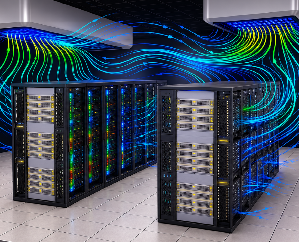 AI-Driven Digital Twin for Data Center Cooling