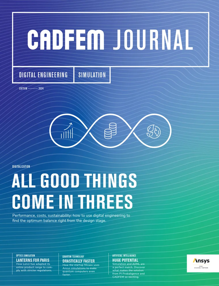 CADFEM Journal 2024 cover