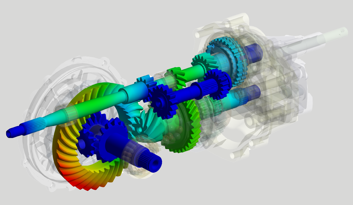 Ansys Mechanical structural simulation result