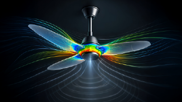 Engineering Efficient Airflow with Simulation: Structural, Optimization & Acoustic Insights for Ceiling Fan Design