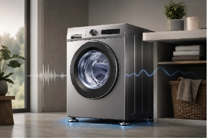 A quieter washing machine